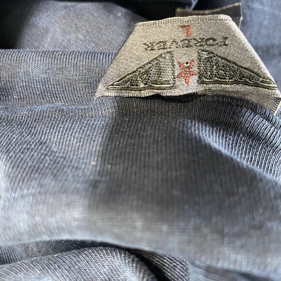 Hard Tail Forever Women’s Collar Half-Zip Mineral Wash Shirt – Blue – Size L - Picture 10 of 10